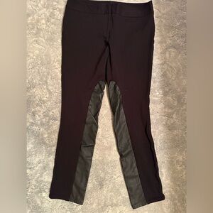 Ann Taylor Black Riding Pants.  Size 10.  Skinny Pants.  Perfect for fall boots!